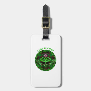 Buchan Scottish Tartan Celtic Thistle Gepäckanhänger