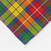 Buchanan Abzeichen Tartan Kariert Fleecedecke (Ecke)