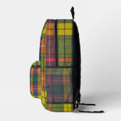 Buchanan Ancient Tartan Pattern Bedruckter Rucksack (Rechts)