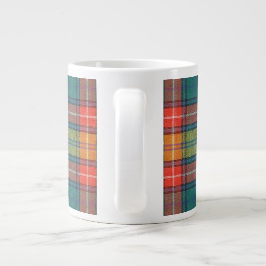 Buchanan Ancient Tartan Pattern Jumbo-Tasse (Rückseite)