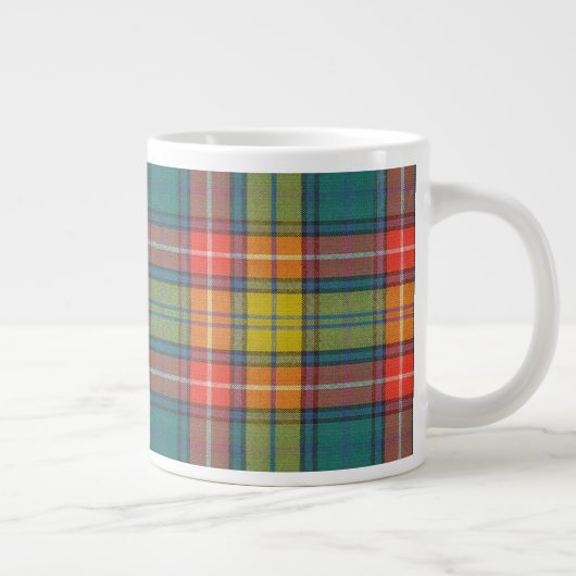 Buchanan Ancient Tartan Pattern Jumbo-Tasse (Rechts)