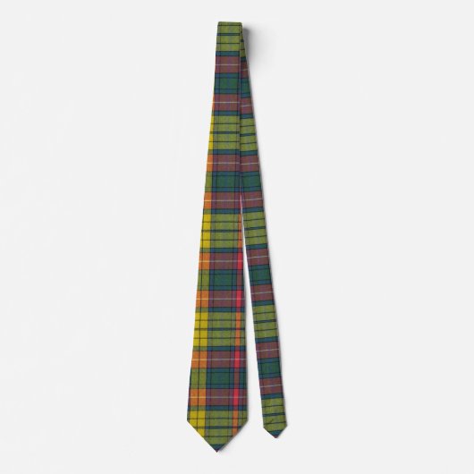 Buchanan Ancient Tartan Pattern Krawatte (Vorderseite)
