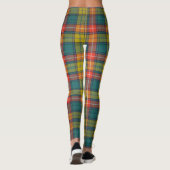Buchanan Ancient Tartan Pattern Leggings (Rückseite)