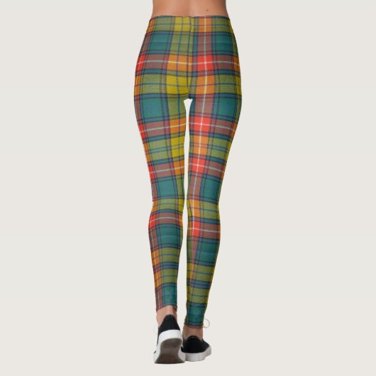 Buchanan Ancient Tartan Pattern Leggings (Rückseite)