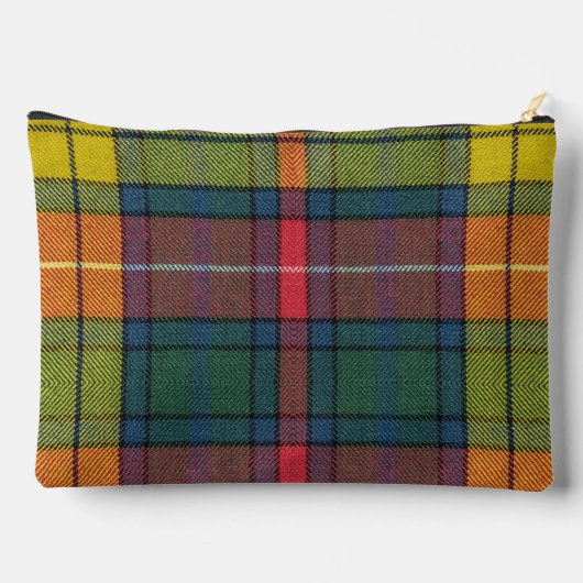 Buchanan Ancient Tartan Pattern Zubehörtasche (Rückseite)