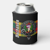 Buchanan Clan Abzeichen & Tartan Dosenkühler (Kanne Rückseite)