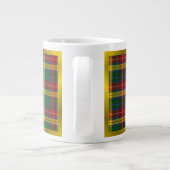 Buchanan Clan Abzeichen & Tartan Jumbo Tasse (Rückseite)