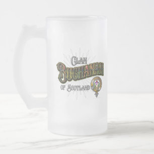Buchanan Clan Mattglas Bierglas