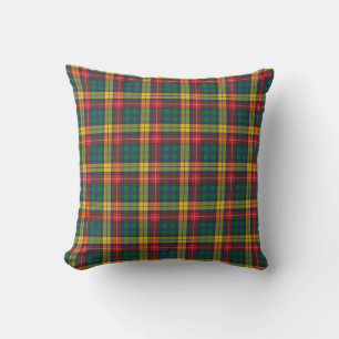 Buchanan-Clan-Plaid-Karo-Muster Kissen
