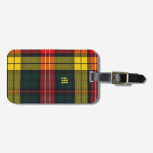Buchanan Clan Plaid schottisches Muster Monogramm