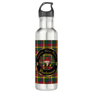 Buchanan Clan Stainless Steel Wasserflasche Edelstahlflasche