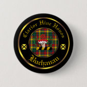 Buchanan Clan & Tartan Button (Vorderseite)