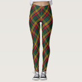 Buchanan Clan Tartan Kariertes Muster Kleiner Leggings (Vorderseite)