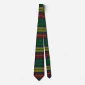 Buchanan Clan Tartan Kariertes Muster Krawatte (Vorderseite)
