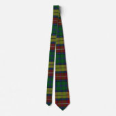 Buchanan Clan Tartan Kariertes Muster Krawatte (Rückseite)