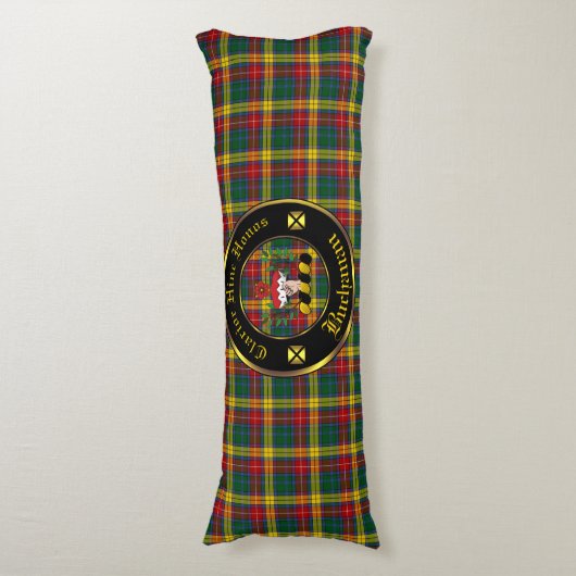 Buchanan Clan & Tartan Kissen (Vorderseite Vertikal)