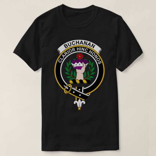 Buchanan Crest Tartan Clan Scottish Clan 1 T-Shirt (Design vorne)