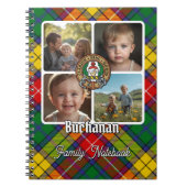 Buchanan Familienfoto-Collage Notizblock (Vorderseite)