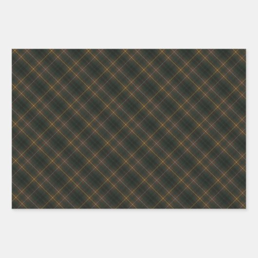 Buchanan Hunting Modern Original Scottish Tartan Geschenkpapier Set (Vorderseite 2)