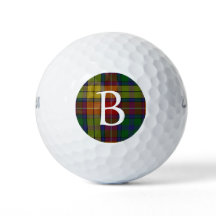 Buchanan Kariert Custom Monogram Golf Balls