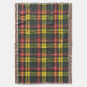 Buchanan M Original Scottish Tartan Decke (Vorderseite Vertikal)