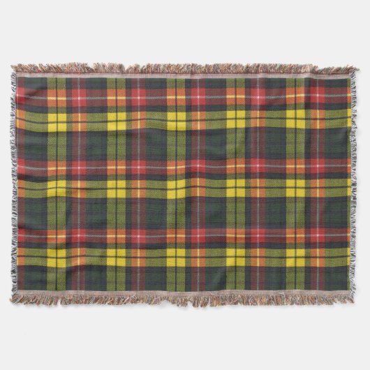 Buchanan M Original Scottish Tartan Decke (Vorderseite)