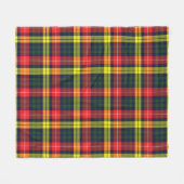 Buchanan Modern Kariert Fleecedecke (Vorderseite (Horizontal))
