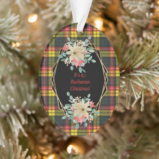 Buchanan Modern Original Scottish Tartan Ornament (Baum)