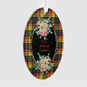 Buchanan Modern Original Scottish Tartan Ornament (Vorderseite)