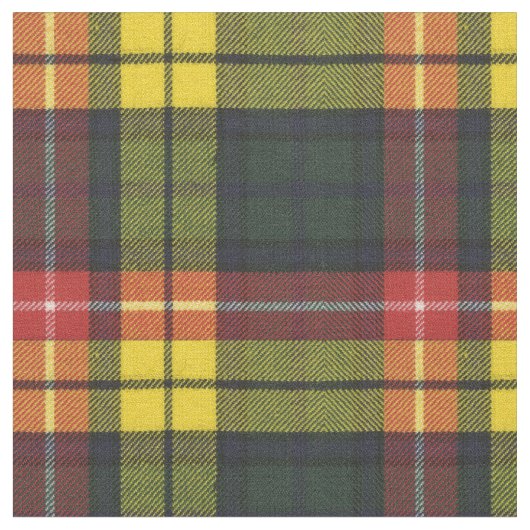 Buchanan Modern Original Scottish Tartan Stoff (Nahaufnahme)
