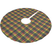 Buchanan Modern Scottish Tartan Polyester Weihnachtsbaumdecke (Schrägansicht)