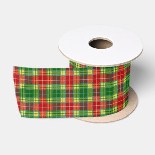 Buchanan schottisches Tartan-Muster Satinband