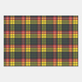 Buchanan Scottish Clan Tartan Geschenkpapier Set (Vorderseite)