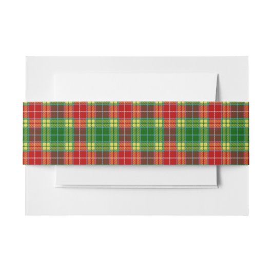 Buchanan Scottish Tartan Belly Band (Vorderseite Beispiel)