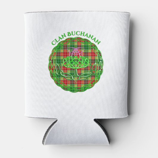 Buchanan Scottish Tartan Celtic Thistle Dosenkühler (Vorderseite)