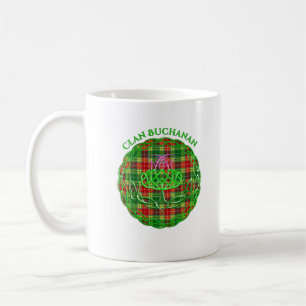 Buchanan Scottish Tartan Celtic Thistle Kaffeetasse
