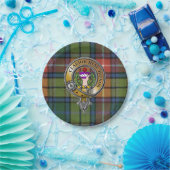 Buchanan Tartan & Abzeichen Pappteller (Party)