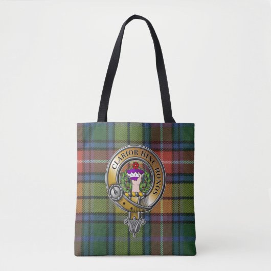 Buchanan Tartan & Abzeichen Tasche (Vorderseite)