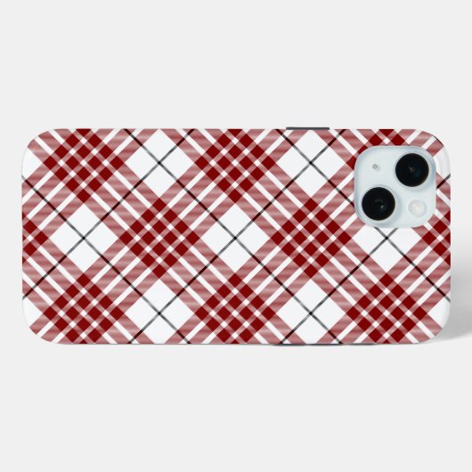 Buchanan tartan kariert Case-Mate iPhone hülle (Rückseite (Horizontal))