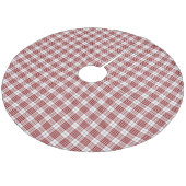 Buchanan tartan kariert fleece weihnachtsbaumdecke (Schrägansicht)