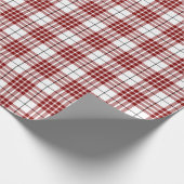 Buchanan tartan kariert geschenkpapier (Ecke)