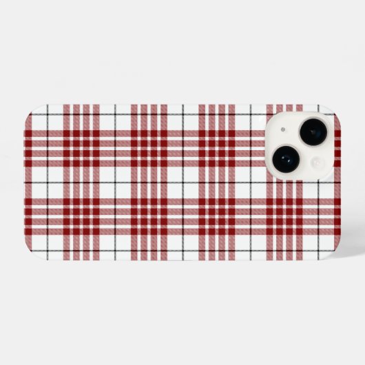 Buchanan tartan kariert iPhone hülle (Rückseite (Horizontal))