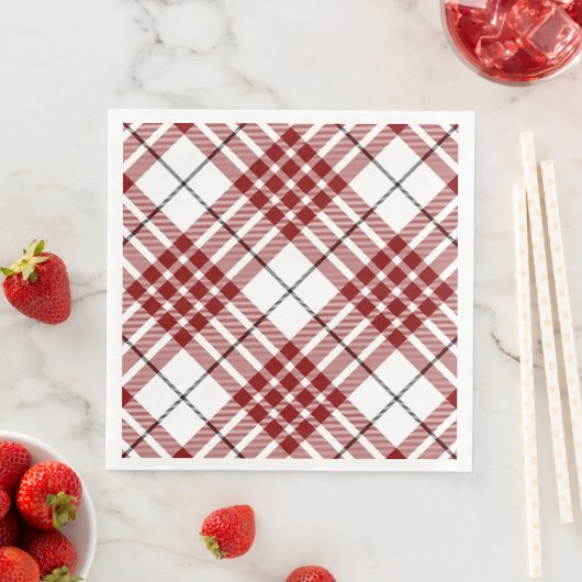 Buchanan tartan kariert serviette (Beispiel)
