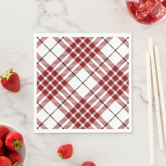 Buchanan tartan kariert serviette (Beispiel)
