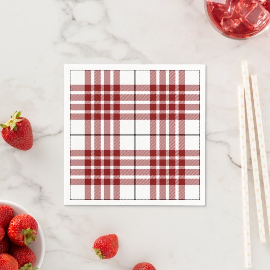 Buchanan tartan kariert serviette (Beispiel)
