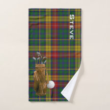 Buchanan Tartan Kariertes Golfhandtuch