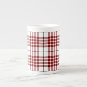 Buchanan Tartan Rot-Weiß-Karo Porzellantasse