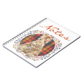 Buchanan Tartan Scottie Notizblock (Linke Seite)