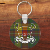 Buchanan Tartan Skull Keyring Schlüsselanhänger (Vorderseite)