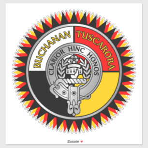 Buchanan - Wappen Tuscarora Aufkleber